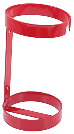 LOORGVEL Supporto per Estintore in Metallo Antiruggine per Veicolo e Casa, Gancio Robusto per Estintore da 2kg, Base Fissa per Sicurezza Domestica e Auto