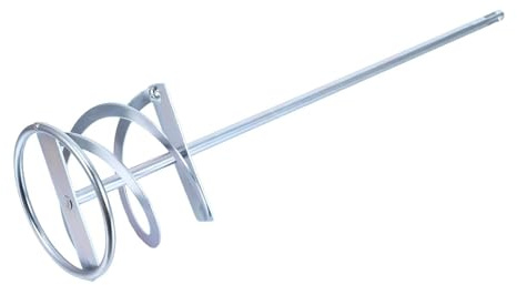 Operitacx Malaxeur pour Perceuse 52x11,3 Cm Tige Carrée Galvanisée, Accessoire Mélangeur Multifonction pour Peinture, Plâtre, Mortier et Béton, Bâton de Mélange Électrique Réutilisable