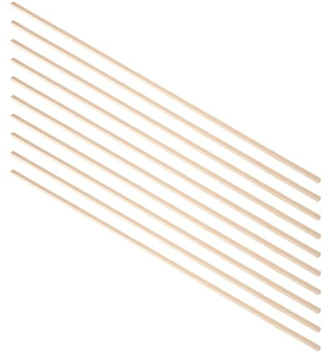 FUOYLOO Moulures Décoratives en Bois pour Fenêtres 10 Pièces Baguettes Triangulaires en Bois 6 MM X 50 CM Garniture Moustiquaire Pratique pour Encadrement Intérieur