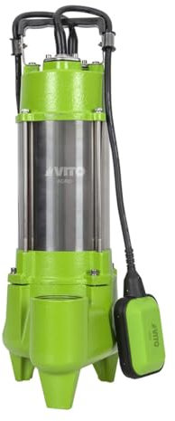 VITO - Pompe de relevage Eaux usées 1500W Egouts Caves Acier Inoxydable