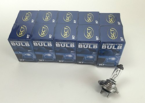10x SCT Germany H7 Lampe 12V 70W/24V 55W H7 Lampe 70W