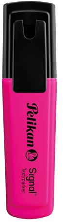 Pelikan Textmarker Signal Leucht-Pink, 1 Stück, mit Keilspitze | Pelikan Textmarker Signal Leucht-Pink, 1 Stück, mit Keilspitze