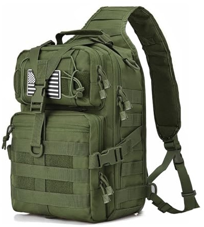 HAOMUK Herren Tactical Sling Bag-028 taktischer Sling Bag Rucksack (1er Pack)