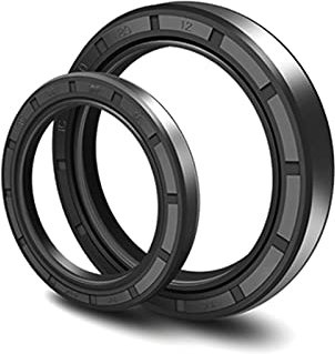 NBR Wellendichtring TC * 20-35-13 * 4/5/5,5/6/7/8/9 Nitril Covered zweilippig mit Schraubenzugfeder, 13x28x8mm 2Pcs