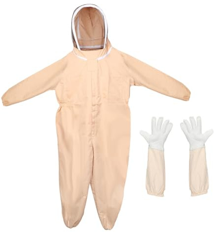 Perfeclan Tuta Protettiva per Apicoltore Suite Robusta per Apicoltore per Tutto Il Corpo con Cappuccio da Scherma ventilato Tuta Professionale per api, XXXL