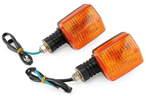 2 luces intermitentes for motocicleta Honda CB 250, 350, 400, 500, 650 y 900 Shadow 750, color negro y ámbar. CB250