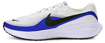 Nike Men's Revolution 8 Road Running Shoes, White/Black-Racer Blue, 8.5