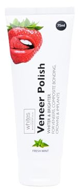 Whites Beaconsfield Veneer & Composite Whitening Toothpaste – Professional Toothpaste for Veneers, Bonding, Crowns, Implants, Bridges & Natural Teeth – Effective Stain Remover – Vegan – Fresh Mint