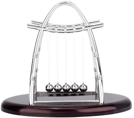 Newton Cradle Balance Balls, Gadget de Physique Scientifique éducatif, décorations de Bureau, Boules cinétiques oscillantes, soulagement du Stress, Ornement de Bureau pour la (M)
