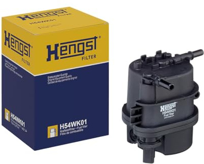 HENGST - Kraftstofffilter H54WK01 - Hochwertiger Kraftstoff-Leitungsfilter für KFZ - Entfernt Staub und Schmutz aus Otto- oder Dieselmotoren - Schützt das Einspritzsystem