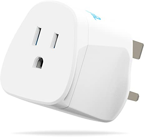 MyTravelPal US to UK Plug Adapter (2 Pack) | UK Safety Standards | Type A/B | 2 x USA to UK Earthed Travel Adaptor with 10A Fuse | For America, Canada, Japan Appliances
