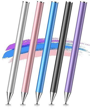 Mixoo 5PCS Upgrade Touchscreen Stift, Tablet Stift für Alle Tablets, Stylus Pen für Alle Tablets, Hohe Präzision/Empfindlichkeit