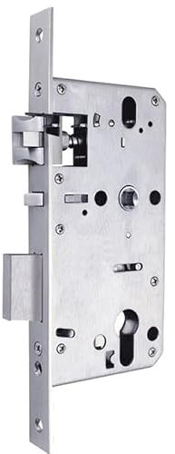 Einsteckschloss 6072/5572 Edelstahl-Schlosskörper, for Passwortsperre, Schlossabstand 72 mm, Dornmaß 60 mm / 55 mm, Hebegriff for Verriegeln Einsteckschloss ZimmertüR (Color : 6072 panel 22x235)