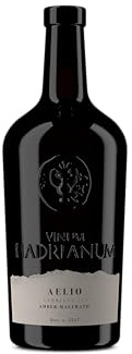 1 Bottle Italian Orange Wine (Color Amber) AELIO 2022 by Vinum Hadrianum | Trebbiano Colli Aprutini IGT Embrace Italian Wine | Excellence in Every Sip - (Each Bottle 750 ml)