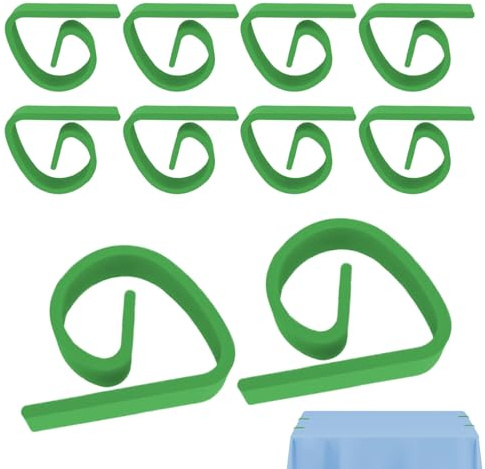 Clip Porta Tovaglie Colorate - Fermatovaglie Regolabili Per Tavolo, Clip Piccole Per Tovaglie | Clip Antiscivolo Multifunzionali Per Tovaglia Da Esterno, Clip Per Tovaglie Resistenti Per Picnic, Buffe