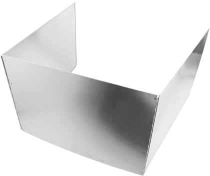 COLLBATH Plaque Anti-éclaboussures INOX Pliable pour Cuisine Protection Projections de Graisse Pare-éclaboussures Résistant Chaleur Compatible Cuisinières Écran de Protection Multifonction