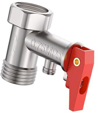 Electric Water Heater Relief Valves Pressure Regulator Brass Pressures Reducing for Leak Prevention Electric Water Boiler