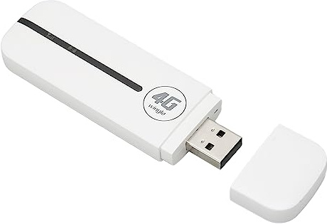 Vvikizy Módem WiFi USB 4G, Mini Enrutador WiFi USB de Bolsillo de Alta Velocidad Plug and Play con Cifrado WiFi WPA WPA2, para Automóvil, Viajes Al Aire Libre, Computadora Portátil,