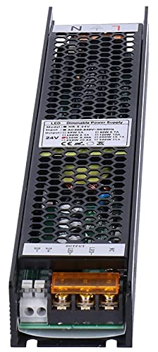 Domary 150W PWM Dimbar LED-strömförsörjning Effektiv Pekadapter för Inomhusljuskontroll (24V 6,25A)