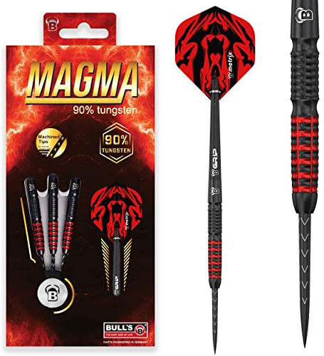 BULL'S Magma Steel Dart, 90% Tungsten