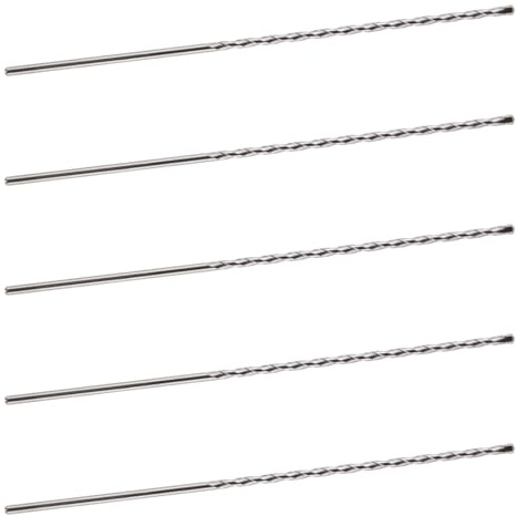 Rennie Tool - 5pcs 8mm x 400mm Long TCT Masonry Drill Bit Set | For Concrete Brick Porcelain Ceramic Tile Plastic Wood Etc. Tungsten Carbide Tipped Masonry Drill Bits