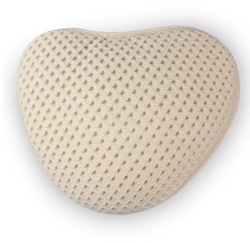 Amningsinlägg Av Gräsfrö, Andningsbart Falskt Bröst For Sport, Bröstförstärkare Silikonfri(Right,XS)