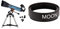 Celestron 22403 Inspire 100AZ Refractor Smartphone Adapter Built-In Refracting Telescope - Blue & 94119-A 1.25 Inch Moon Filter