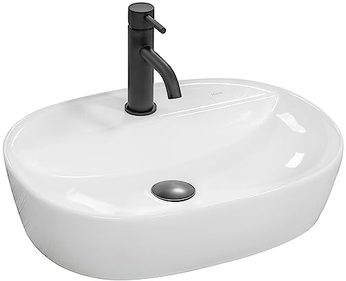 Rea Tvättställ badrum Carina Handfat 500 x 385 x 120 mm Keramik (vit)