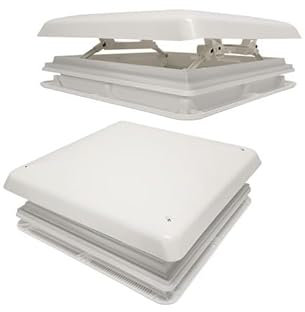 Lanterneau Chantal blanc 400x400 pour camping-car et caravane