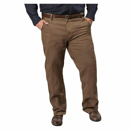 Saggio Sea Barrier Pantalone Pesante Windol da 48 a 62 Set 1 o 2 Pezzi Cotone Elasticizzato Modello Chinos Regolare Morbido Casual Uomo Profumatore Fango 62