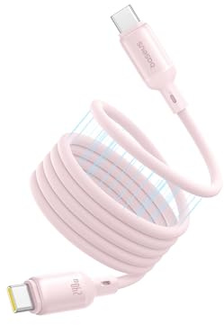 Cavo USB-C Baseus PicoGo Magnetic 240W 1m Rosa