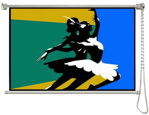 BGBZHMMEE Pantalla De Proyección De 40 50 60 72 Pantalla De Proyector Enrollable Manual, Pantalla De Cine En Casa Portátil, Presentación De Oficina En Interiores/Exteriores(40 Inch 16:9)