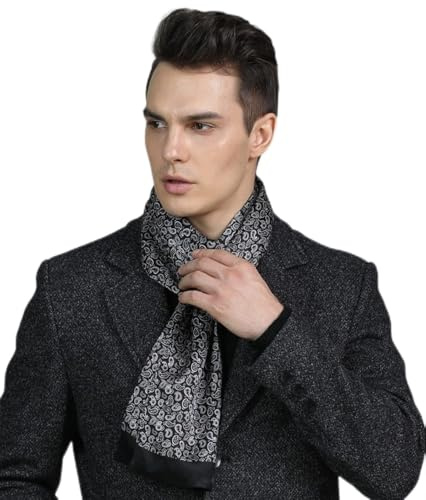 Pupathalsduk herr 100 % sidenscarf vintage mönster sidenhalsduk herrhalsduk, # 4, Einheitsgröße