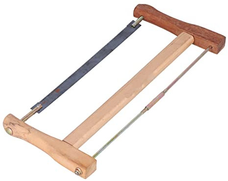 lvifloae Ramsåg, Byte av ramsågblad Snickare Handbåge Träkapverktyg Träbearbetningshårdvara Bärbar ramsåg för sågning av trä L (580 mm) (Medium storlek (490 mm))