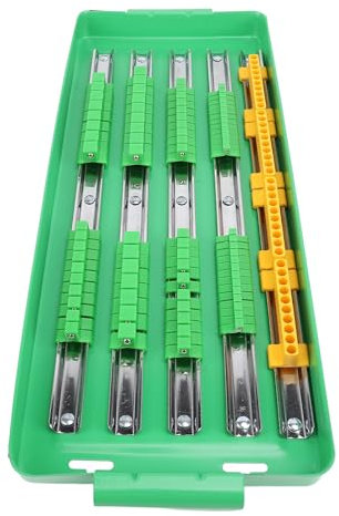 Plateau D'Organisateur à Douille Portable, Organisateur Organisateur Porte-douille Lourde Rails Noirs, Rail en Aluminium Pobite Multi-fonctionnel et Porte-bite avec Poignée pour