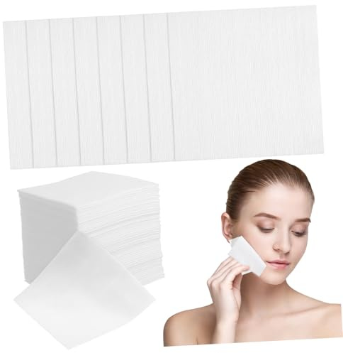 JUMPLAWN 400 Stück Vlies Make up Entferner Pads Klein Weich Für Gesicht Reinigung Damen Hautverträglich Tragbar Für Zuhause Kosmetikstudio