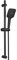 Lonheo Colonne de Douche sans Mitigeur – Barre de Douche 70cm en Acier Inoxydable, Douchette avec 3 Modes, Flexible Douche 150cm et Support, Noir