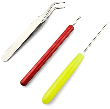Netuno 1x Papier Quilling Werkzeug Zubehör Set Papier-Quilling-Werkzeuge 3 Stück Curling Nadel Stift Handwerk DIY Hand quilling tool