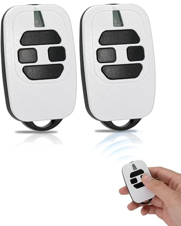 433,92 MHz Telecommande Portail pour GTI4, GTI2, GT2/4, Mio TR2/4, Mio TR2N/4N, 4 Canaux, Télécommande Portail, Bip Portail de Garage (2pcs)