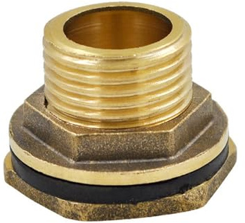 Conector de grifo de agua, conector de tanques de latón, adaptador roscado para contenedores de agua, barriles de lluvia, accesorios de montaje fácil, adaptador de manguera de conexión rápida