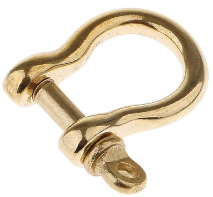 QUILSTM Manille de survie robuste en forme de O, boucle pour corde en paracorde idéale pour le camping, la randonnée et les activités de plein air. Boucle pour bracelet corde