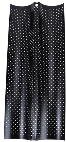 TOYANDONA Molde para Hornear Baguette Ondulado Negro Tamaño Pequeño 2 Ranuras, Bandeja para Pan Francés, Utensilio de Cocina para Repostería y Electrodomésticos de Cocina