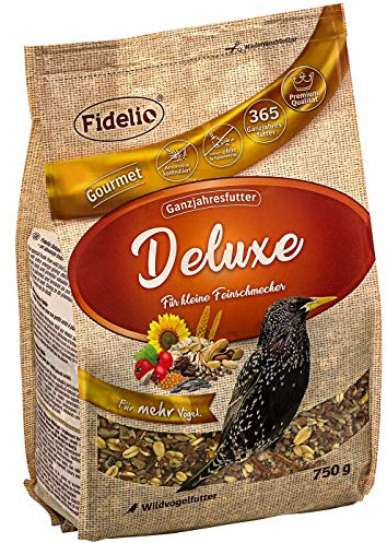 Fidelio Wildvogelfutter Deluxe, schalenfrei, 750 g