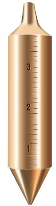 Cekegon 12oz/350g Brass Plumb Bob for Oil Gauging Tape, Measuring Plumb Bobs