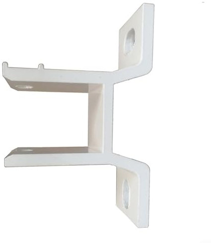 FACAIIO Lot de 4 auvents rétractables de rechange pour mur extérieur, auvents rétractables, support de montage mural pour auvents rétractables, blanc