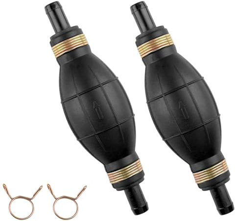 Pompa a Mano 8mm per Trasferimento Liquidi come Acqua, Benzina, Diesel, Pompa di Travaso Multiuso per Auto, Moto, Barche