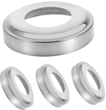 Sosoport 4pièces Détachées Pour Échelle De Piscine Creusée Capuchon De Rampe Acier Inoxydable Remplacement De Couvre Poteaux De Piscine