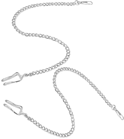 SAFIGLE 2pezzi Catena per Orologio da Taschino in Accessori per Gioielli Fai da Te Catena per Occhiali Collane e Bracciali Durevole e Elegante