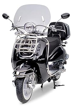 Motorroller EasyCruiser Schwarz 50ccm E5 Retro Roller