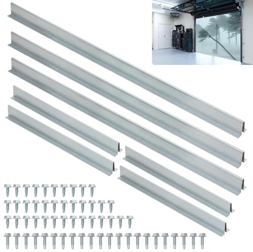 Garage Door Hurricane Strut, 16ft Heavy Duty Garage Door Support,16' Garage Door Reinforcement Brace, Garage Door Top Brace Support, 16 Garage Door Support Bracket, Garage Door Strut (4+3 Strut)